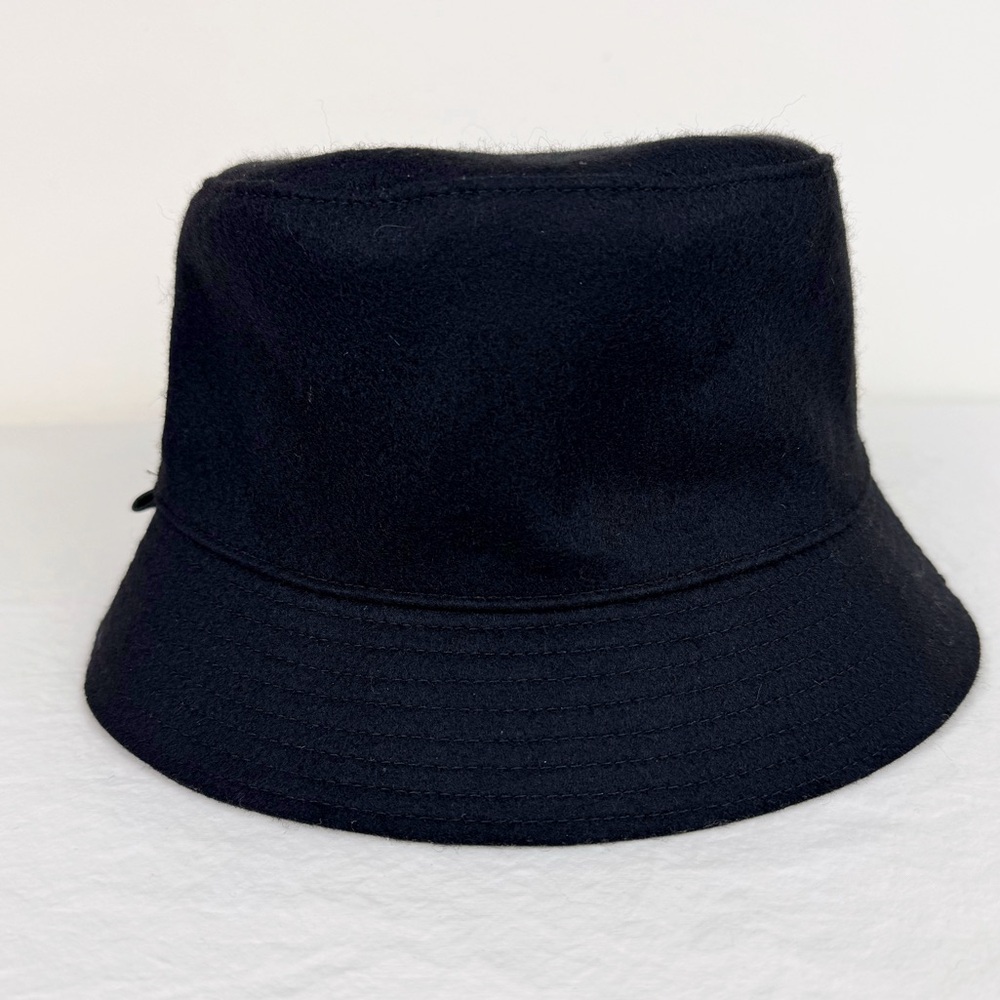 Coach Black Wool Bucket Hat